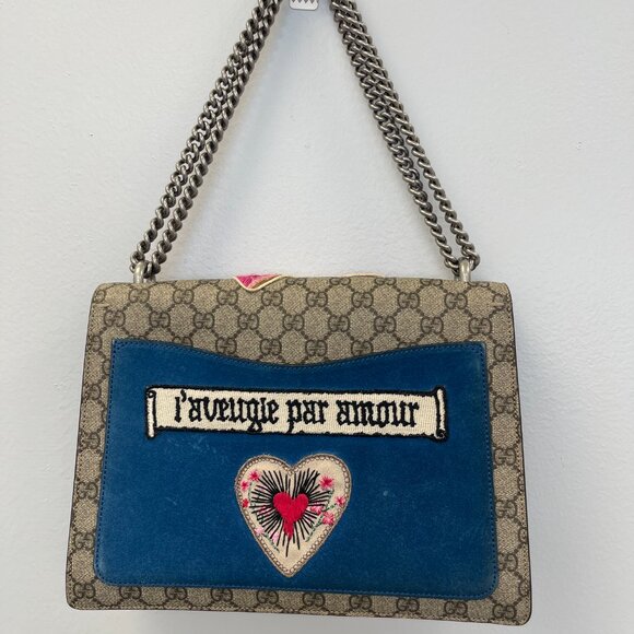 Gucci Dionysus Medium Embroidered & Applique GG Canvas Shoulder Bag - Preowned - Picture 14 of 16